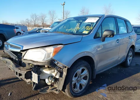 2014 Subaru Forester 2.5I from USA, damaged, VIN JF2SJAAC2EH510851